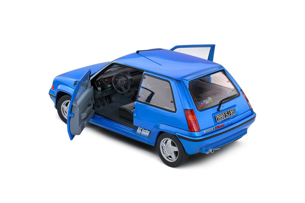 Solido 1:18 - Modellauto - Renault 5 Supersinq GT Turbo - 1989 - Blauw metallic #1.0