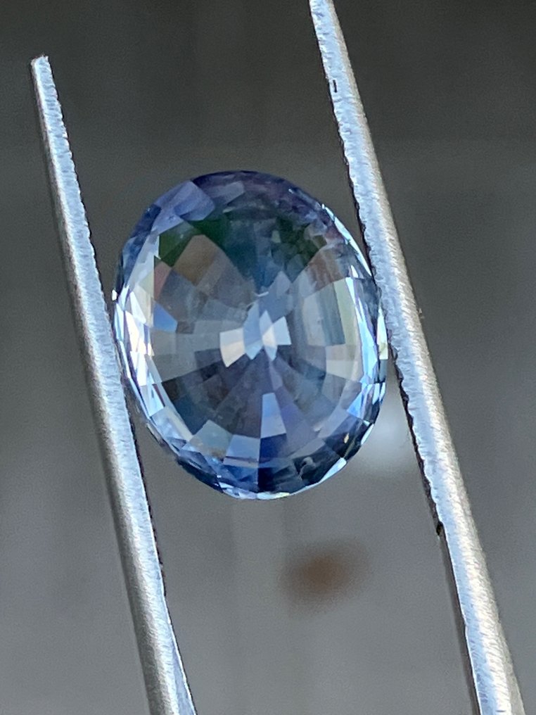 1 pcs Kék Zafír - 7.58 ct - Amerikai Gemmológiai Intézet (GIA) #3.2