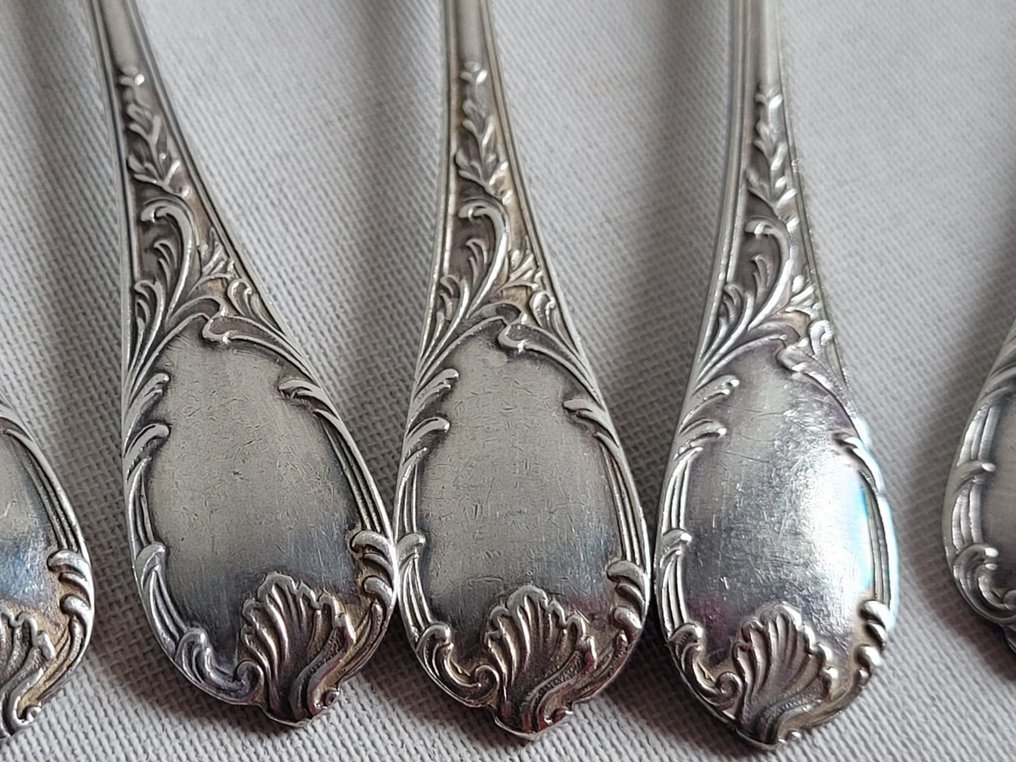 Christofle - Coffee spoon (12) - Mary - Silverplated #1.1