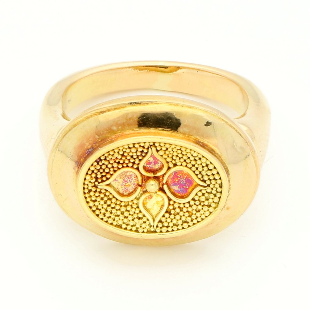Bague 18 carats Or jaune Catawiki