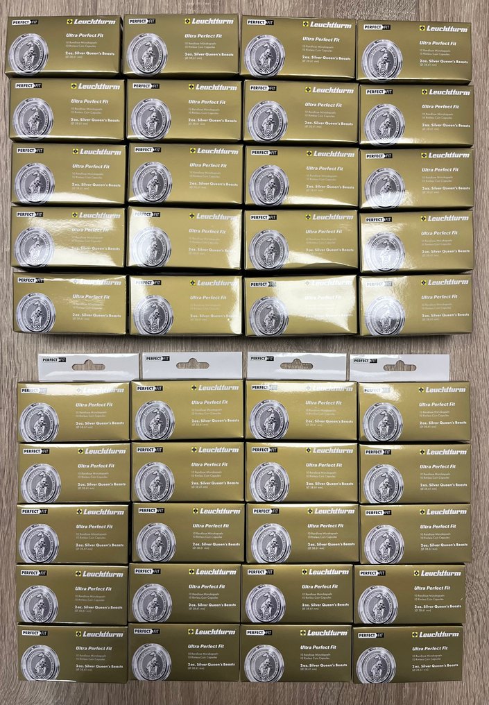 Asusteet. Leuchtturm - 400 ronde muntcapsules maat 38,6 mm (Ei pohjahintaa) #1.0