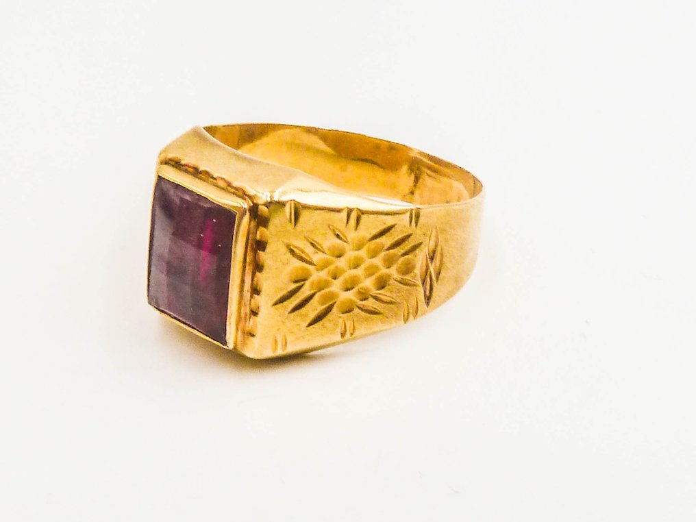 Δαχτυλίδι - 18 καράτια Κίτρινο χρυσό #1.0