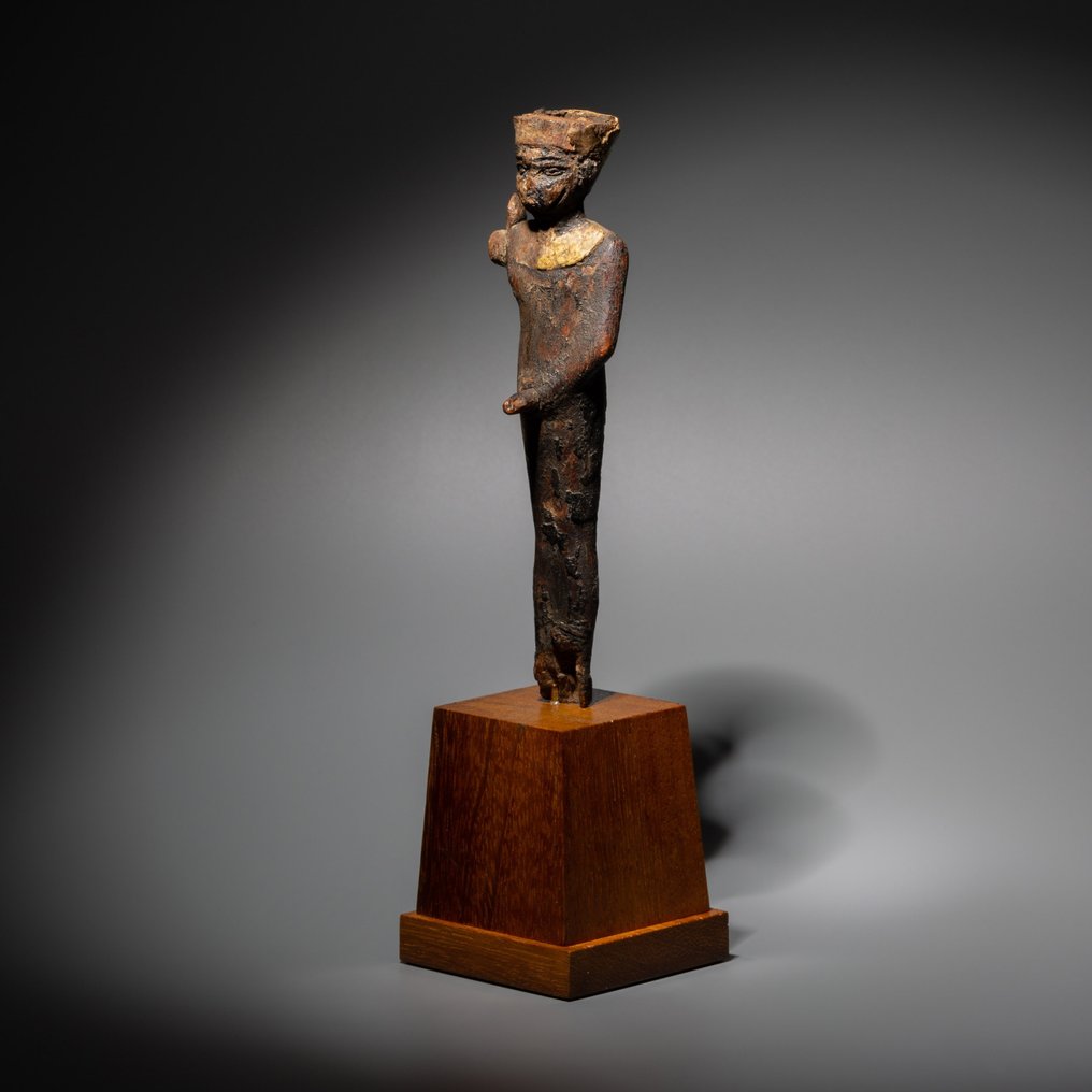 古埃及 木, 金色 米恩神的雕塑。新王国时期,公元前1550-1070年。高12.5厘米。 #2.1