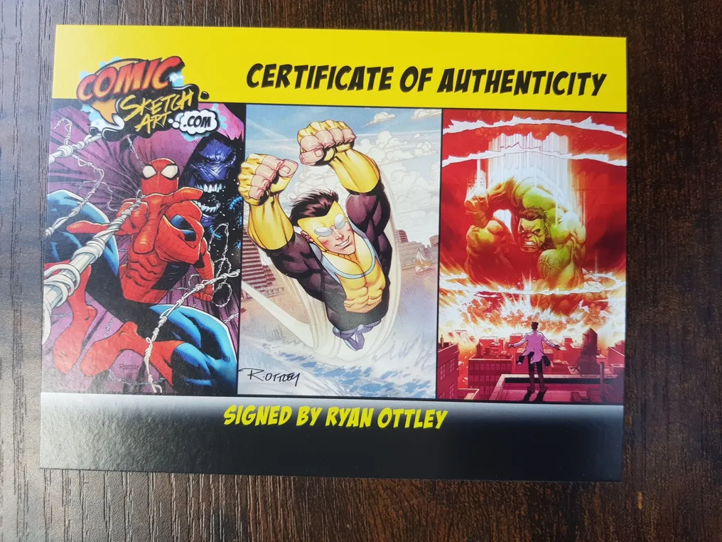 The Amazing Spider-Man (Vol. 5) #49 - Blank Variant (LGY#850) - Signed by Ryan Ottley + COA - 1 Signed comic - Første udgave - 2020 #2.1
