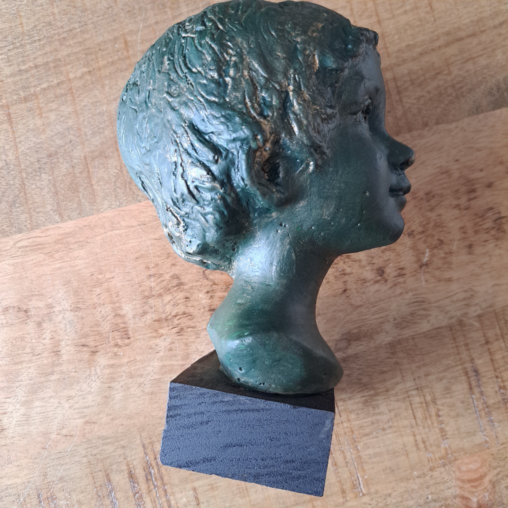 Skulptur, Jongenshoofd naar verdonk - 20 cm - paridur #2.1