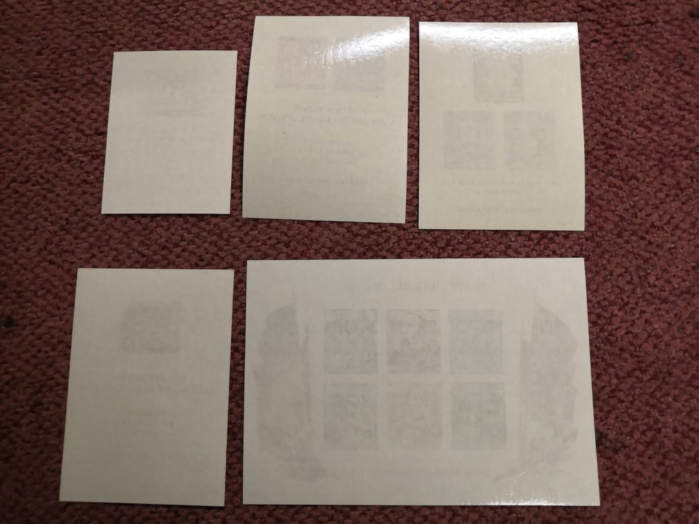 Duitse Democratische Republiek (DDR) 1954/1958 - Compleet assortiment van speciale postzegels en blokken van de jaargangen #4.3