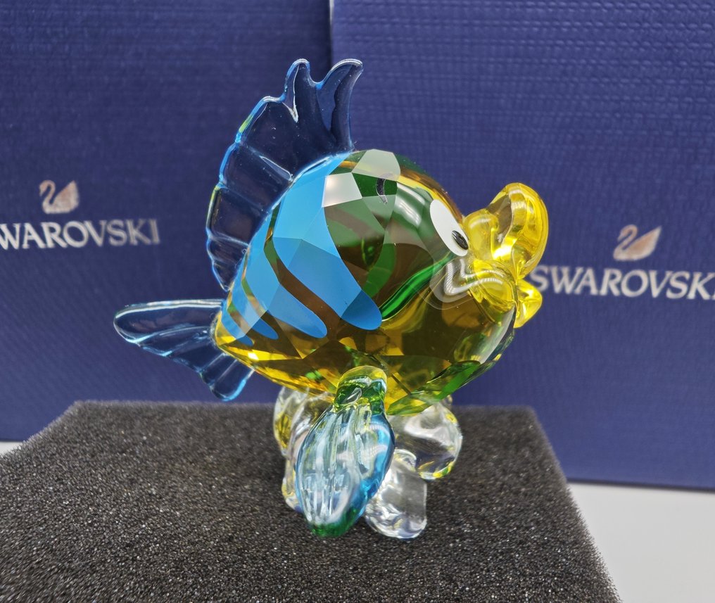 Swarovski - Αγαλματίδιο, Disney the little mermaid – flounder 5552917 - Box + Certificate - 5 cm - Κρύσταλλο #3.2