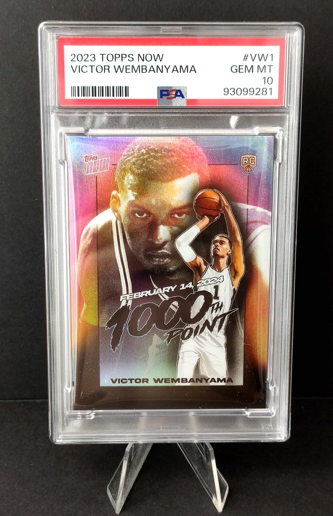 2023/24 Topps Now NBA Victor Wembanyama Rookie VW1 - PSA 10 - 1 Graded card #1.0