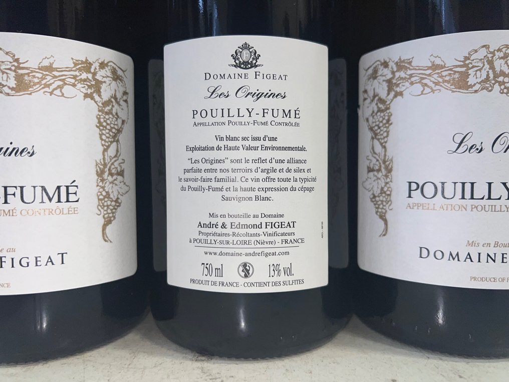 2023 Domaine Andre & Edmond Figeat "Les Origines" - Pouilly Fumé - 6 Bottles (0.75L) #2.1