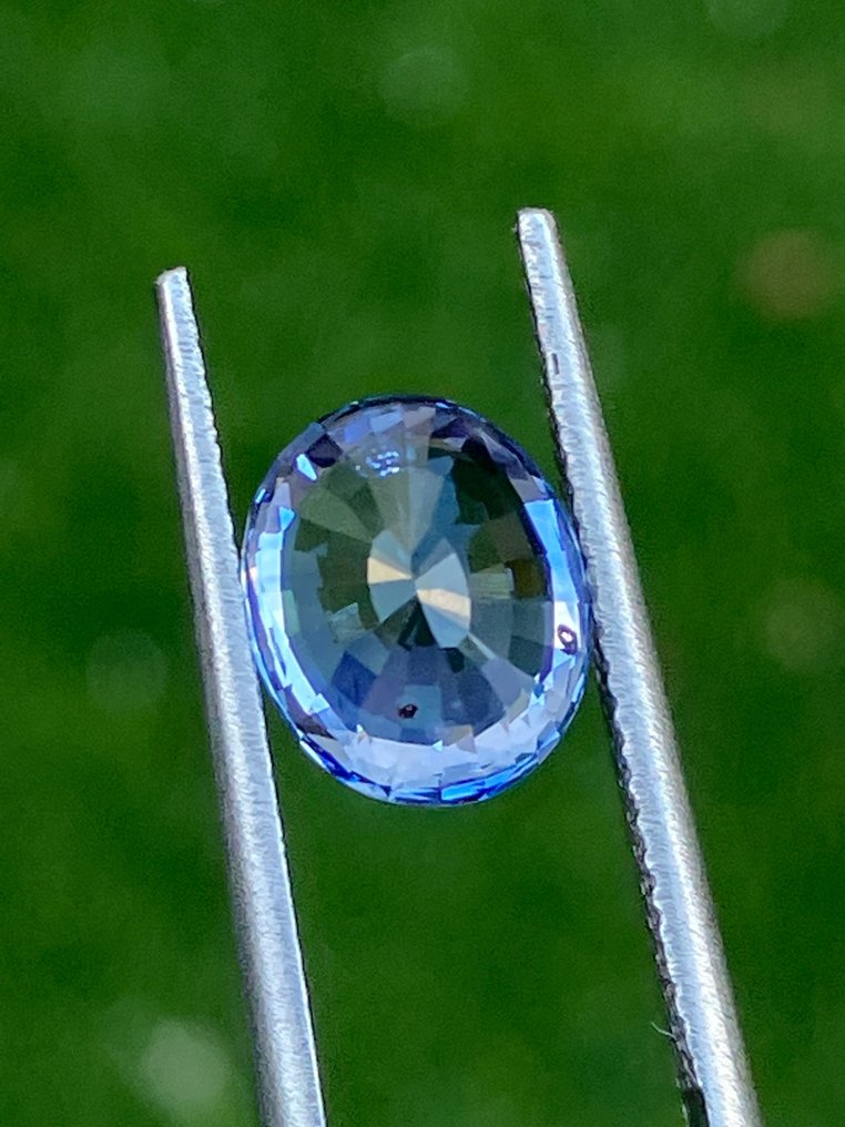 1 pcs  Albastru, Violet Safir  - 3.51 ct - GIA (Institutul gemologic din SUA) #3.2