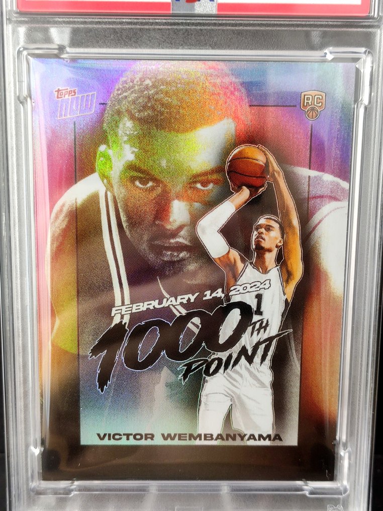 2023/24 Topps Now NBA Victor Wembanyama Rookie VW1 - PSA 10 - 1 Graded card #1.0