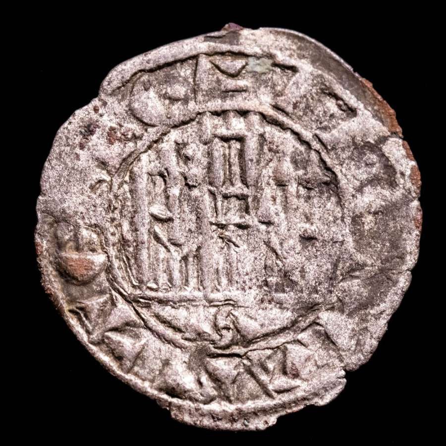 Spain. Fernando IV (1295-1312).. Pepión Pepion acuñado en la ceca de Sevilla "S"  bajo el castillo  (No Reserve Price) #1.2