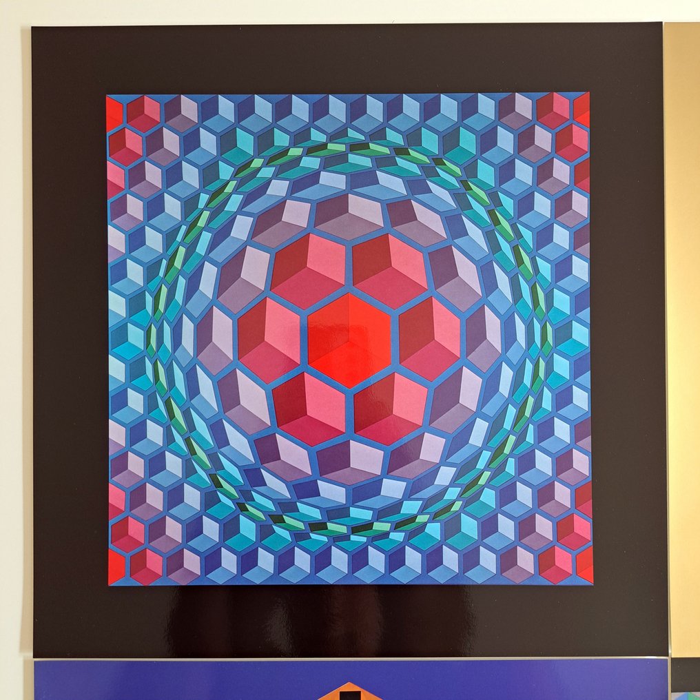 Victor Vasarely (1906-1997) - Structures universelles de l´hexagone (Portfolio) #3.2