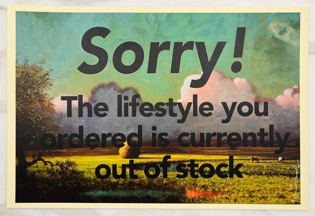 Mr Brainwash (1966) - BANKSY's "The LifeStyle You Ordered " - ONLY x Mr.B's Museum in Beverly Hills LA #1.0