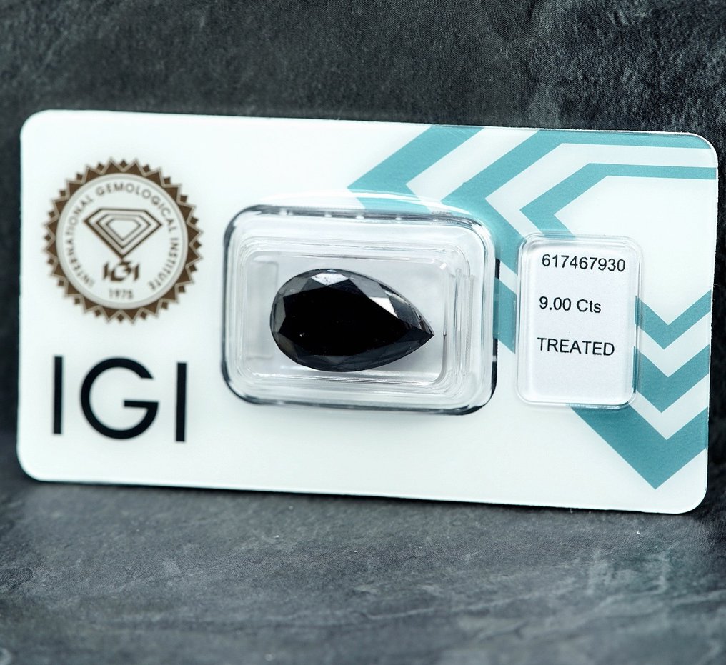 1 pcs Diamante (Color tratado) - 9.00 ct - No especificado en el informe de laboratorio - International Gemological Institute (IGI) #3.2