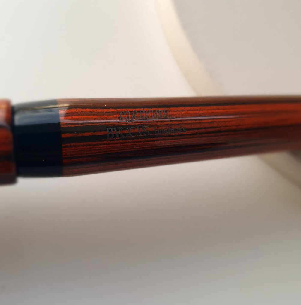 Marlen - Maschere Atellane: Buccus business | Edizione Speciale in ebanite e argento - Długopis kulkowy #4.3