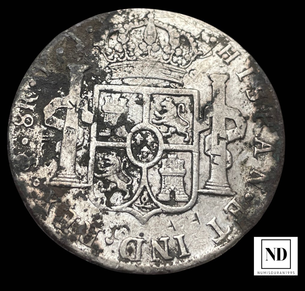 Spania. Carlos IV (1788-1808). 8 Reales 1808 - Potosí #1.2