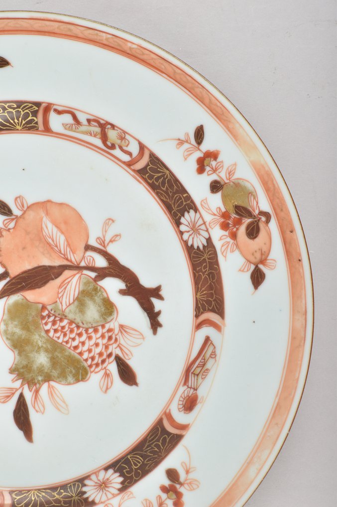 盘子 - DECORATED WITH POMEGRANATES - 瓷 #3.2