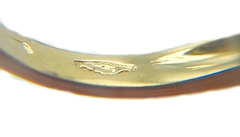 戒指 - 18 克拉 黃金, 白金 珍珠 #4.3