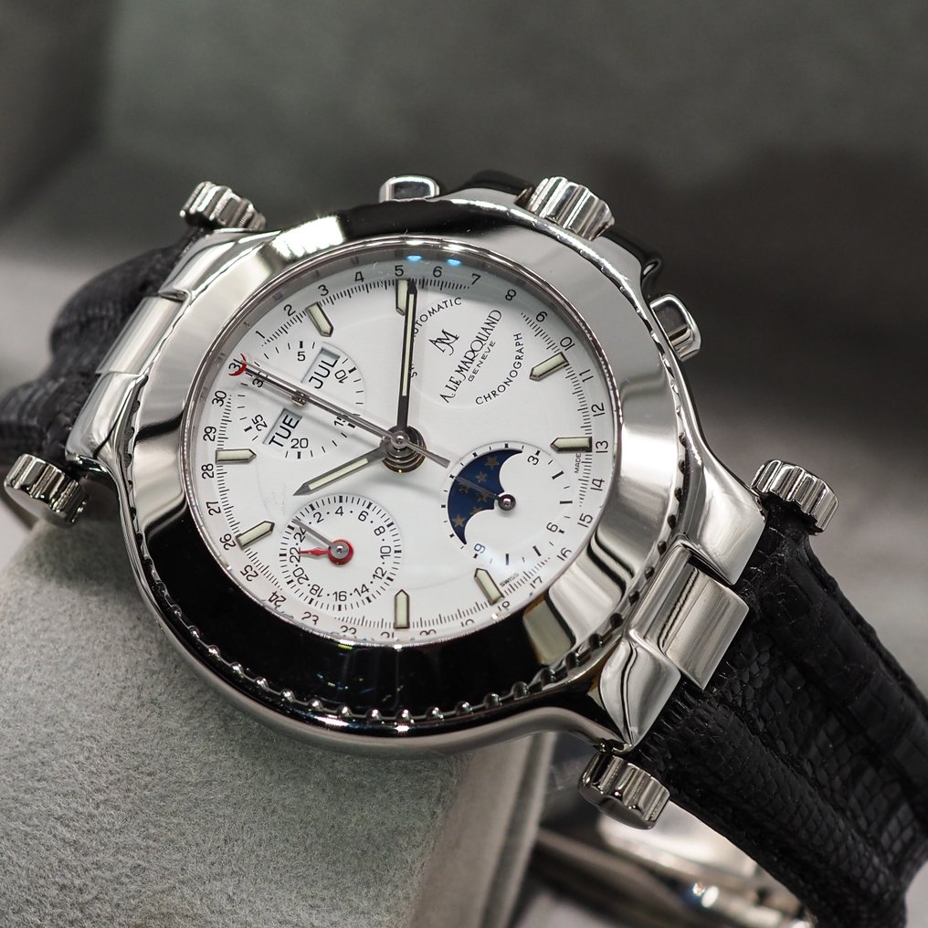 André Le Marquand - BRAND NEW - χωρίς τιμή ασφαλείας - * Valjoux 7751 * Chrono Automatic * Moon Phase * - Άνδρες - 2020+ #3.2