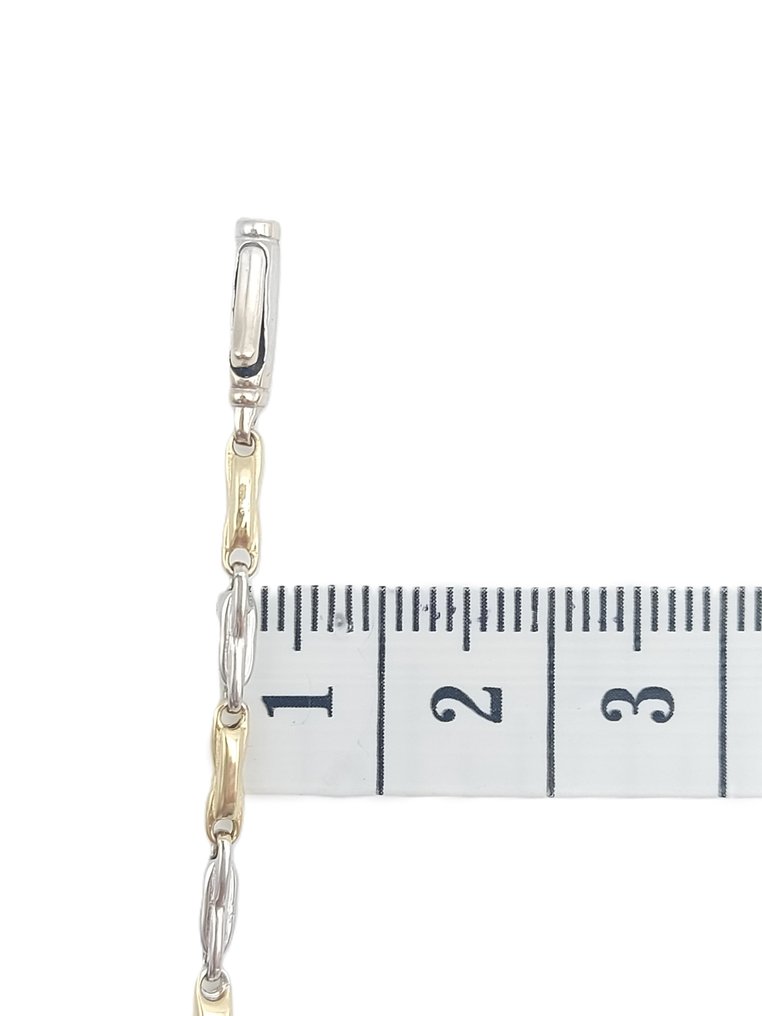 頸鏈 - 18 克拉 黃金, 白金 #2.1