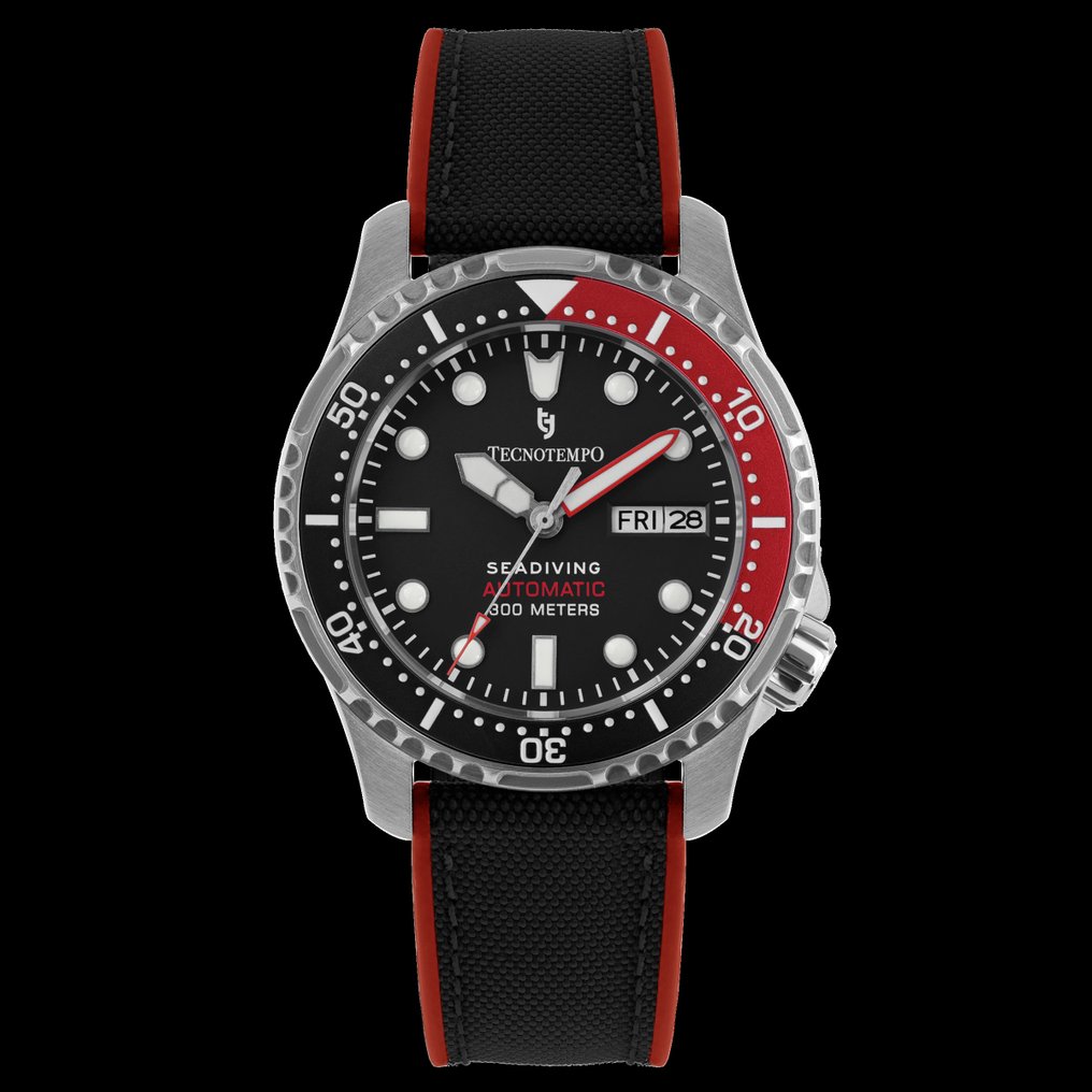 Tecnotempo - "Seadiving" 300M  - Limited Edition - - TT.300SD.NBR (fabric rubber/strap) - Homem - 2011-presente #1.1