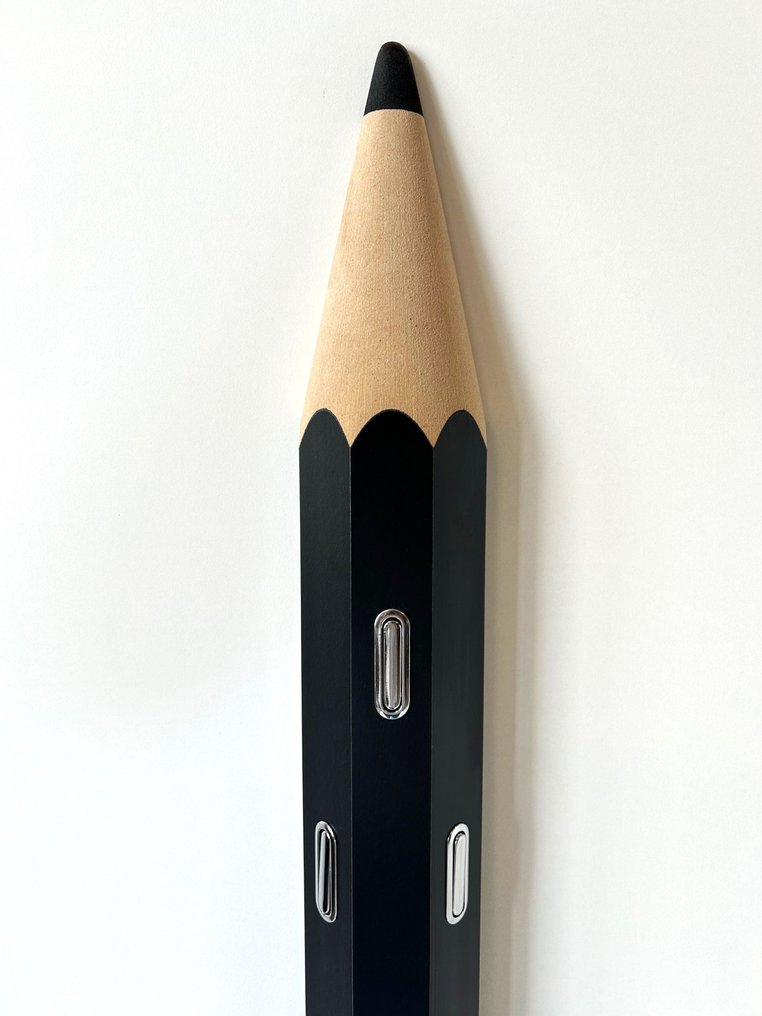 Maconi - 衣帽架 - 铅笔 - 木头 / 树脂叶子 #4.3