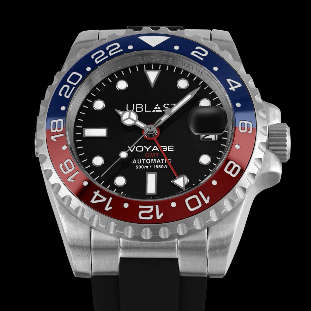 Ublast - Voyage Pro Diver GMT - Automatic Swiss - REF.UBVPD40CBBR - Heren - 2025 #2.1