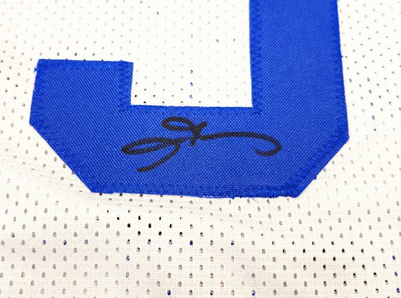 NBA - Allen Iverson - Autograph - 白色定制篮球球衣  #3.2