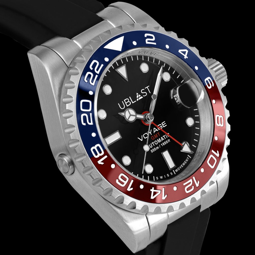Ublast - Voyage Pro Diver GMT - Automatic Swiss - REF.UBVPD40CBBR - Heren - 2025 #1.0