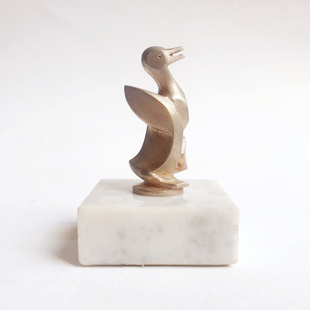 Maskot - Gédéon canard - Forsølvet bronze #1.0