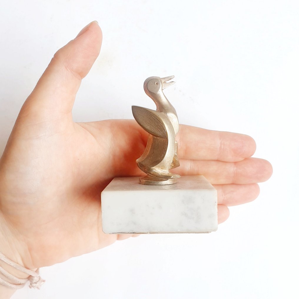 Maskot - Gédéon canard - Forsølvet bronze #3.2