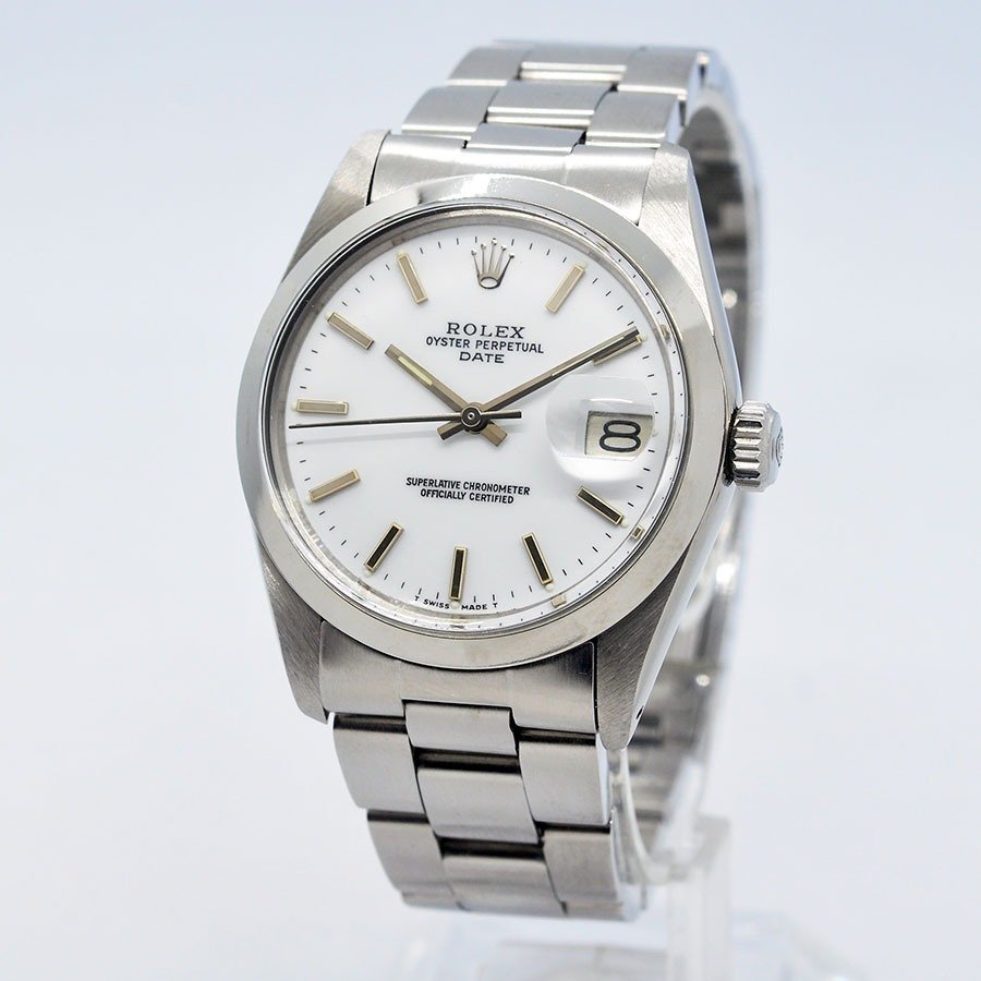 Rolex - White Pocerlain Dial - Ref. 1500 - Men - 1970-1979 #1.0