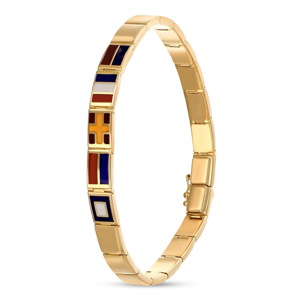 Brățară - 18 ct. Aur galben #1.0