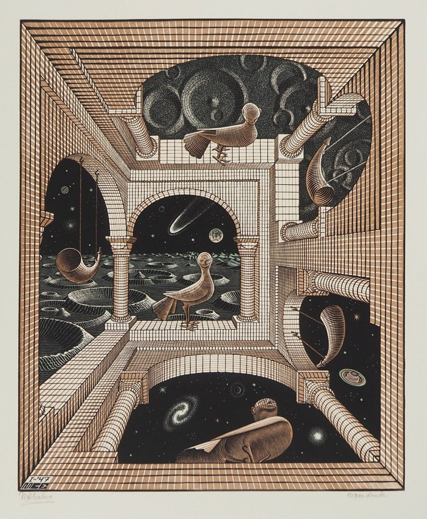 M.C. Escher (1898-1972) - Métaphysique #1.0