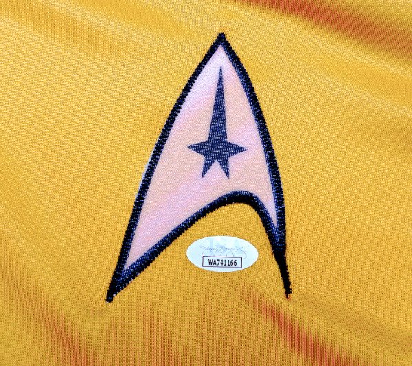 Star Trek - William Shatner - Signed Gold Star Trek Uniform Captain Kirk - JSA COA #2.1