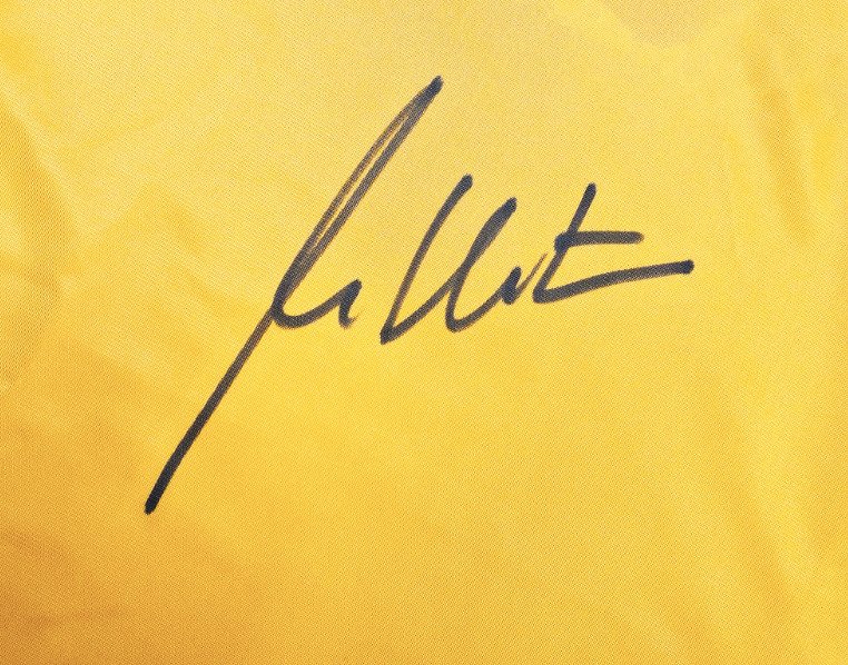 Star Trek - William Shatner - Signed Gold Star Trek Uniform Captain Kirk - JSA COA #3.2