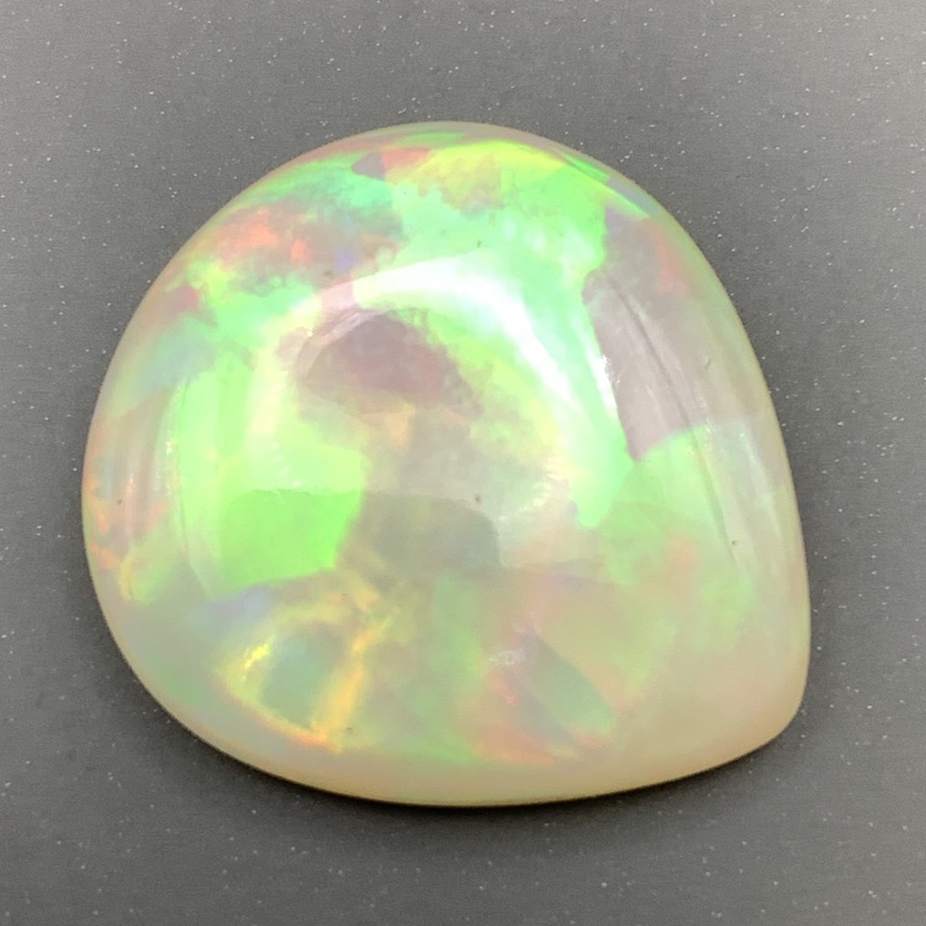 多色 火蛋白石  - 17.49 ct - 亚洲宝石科学院（AIGS） #3.2