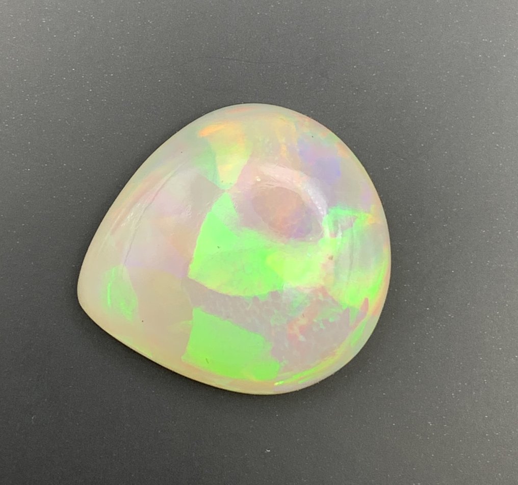 多色 火蛋白石  - 17.49 ct - 亚洲宝石科学院（AIGS） #4.3