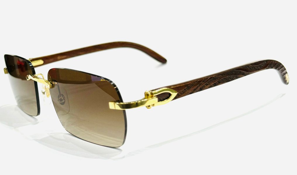 Cartier C Decor Wood Zebra Gold Occhiali Catawiki