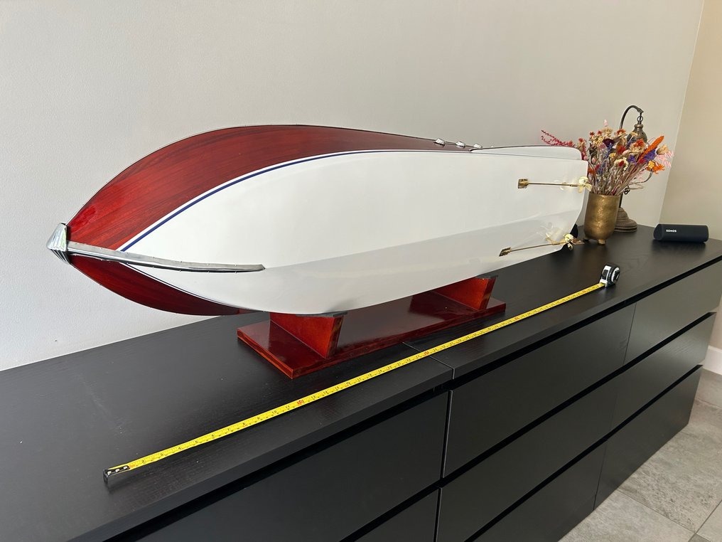 Riva Aquarama 1:6 - Βάρκα μοντελισμού - Ένα από τα μεγαλύτερα μοντέλα κλίμακας στον κόσμο (124cm). Προσφέρεται σε κατάσταση μουσείου. #3.2