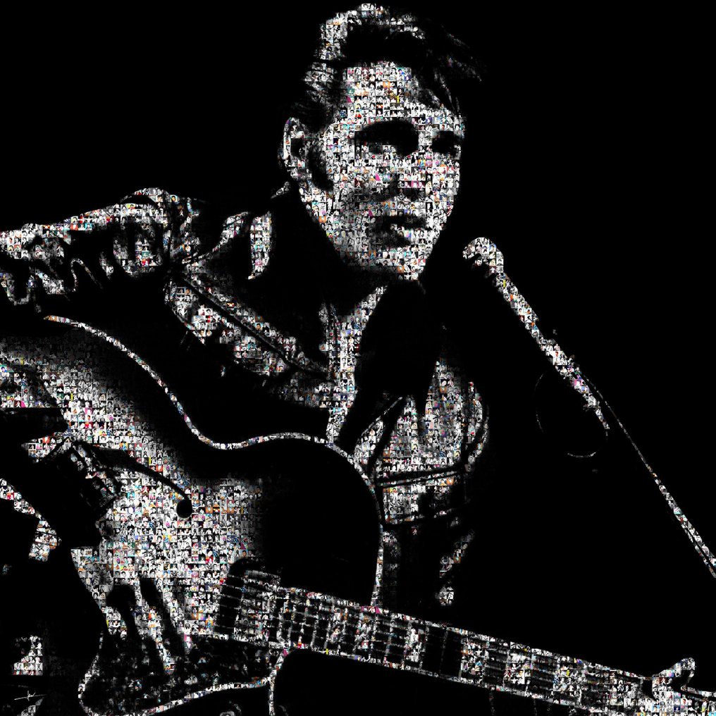 David Law (1967) - Crypto Elvis Square - Format XL #1.0