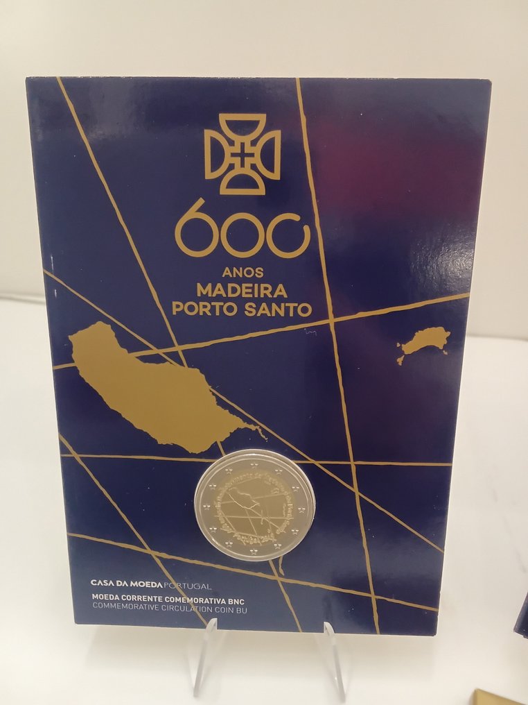 葡萄牙. 2 Euro 2019 "Madeira" (2 monete) Proof + BU  (没有保留价) #2.1