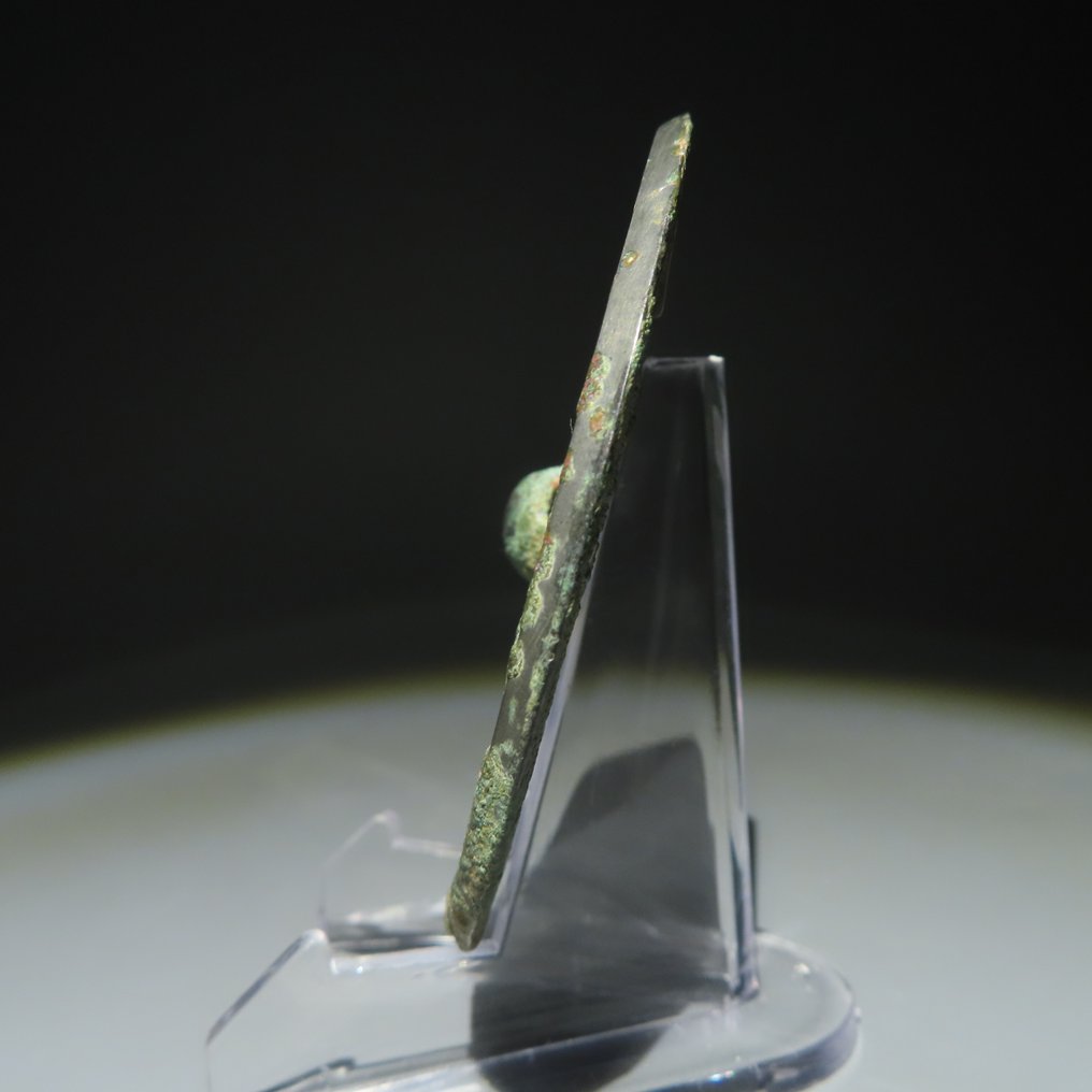 Altchinesisch Bronze Spiegel. Han-Dynastie 206 v. Chr. – 220 n. Chr. Durchmesser 8,3 cm. #3.2