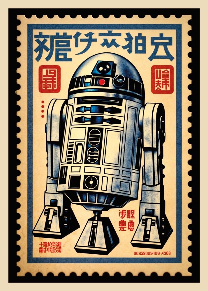 Kobalt - R2-D2 - Galaxy stamp series (V2) - 2024 #1.0