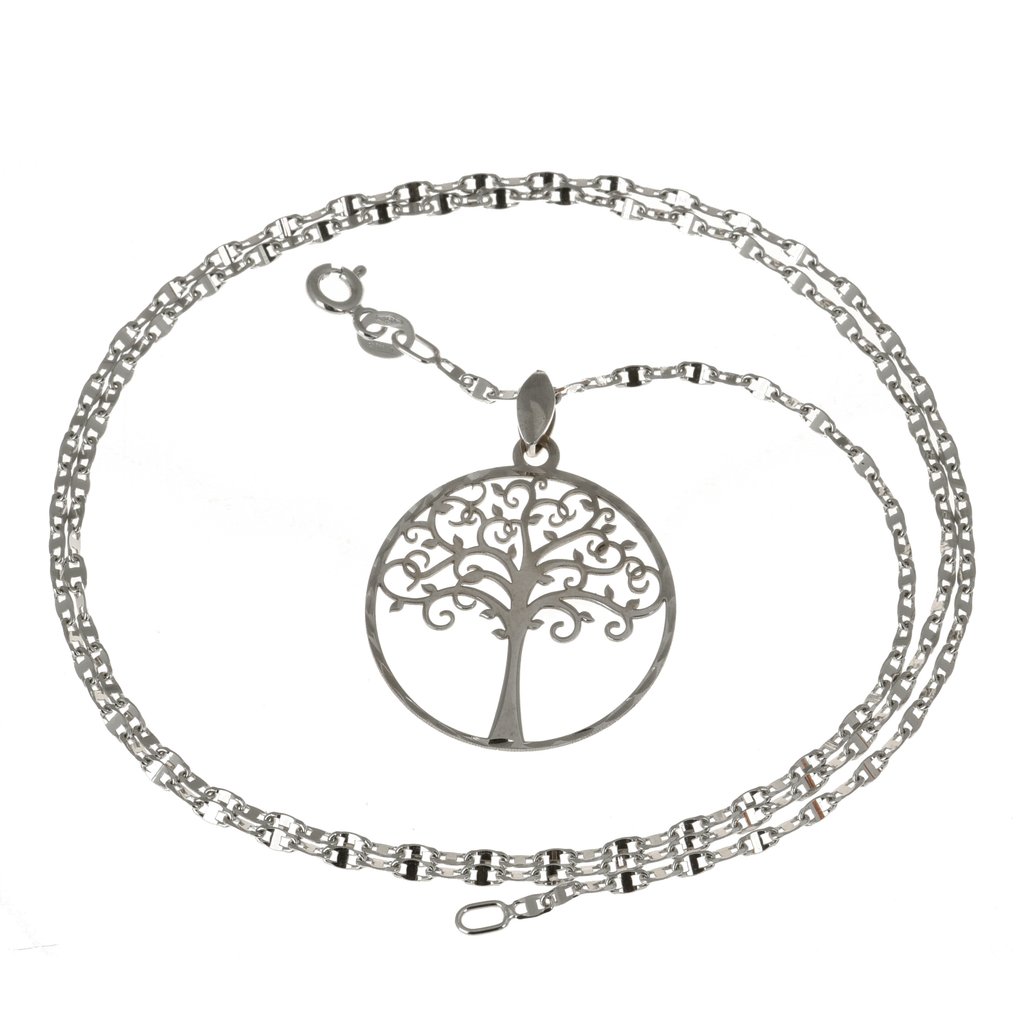 Vieri - Halskette mit Anhänger - 18 kt Weißgold #1.0