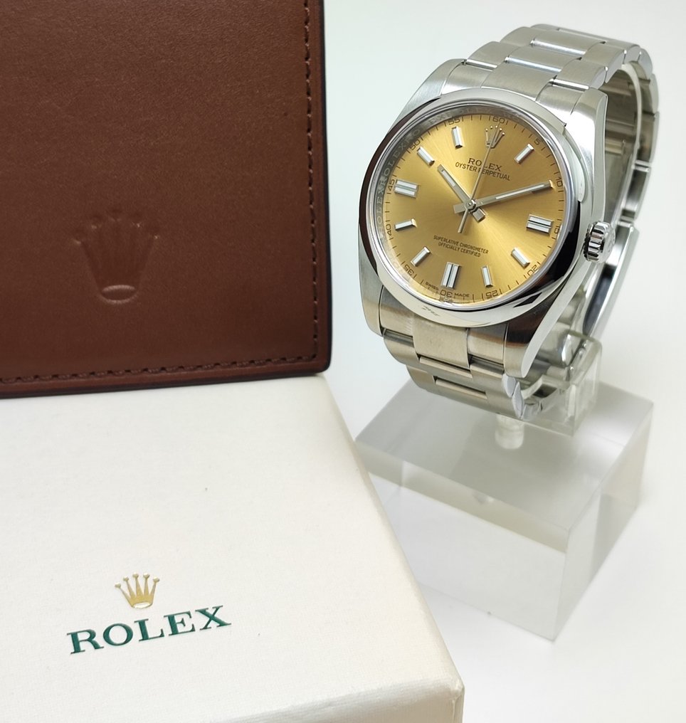 Oyster perpetual 36 white grape clearance