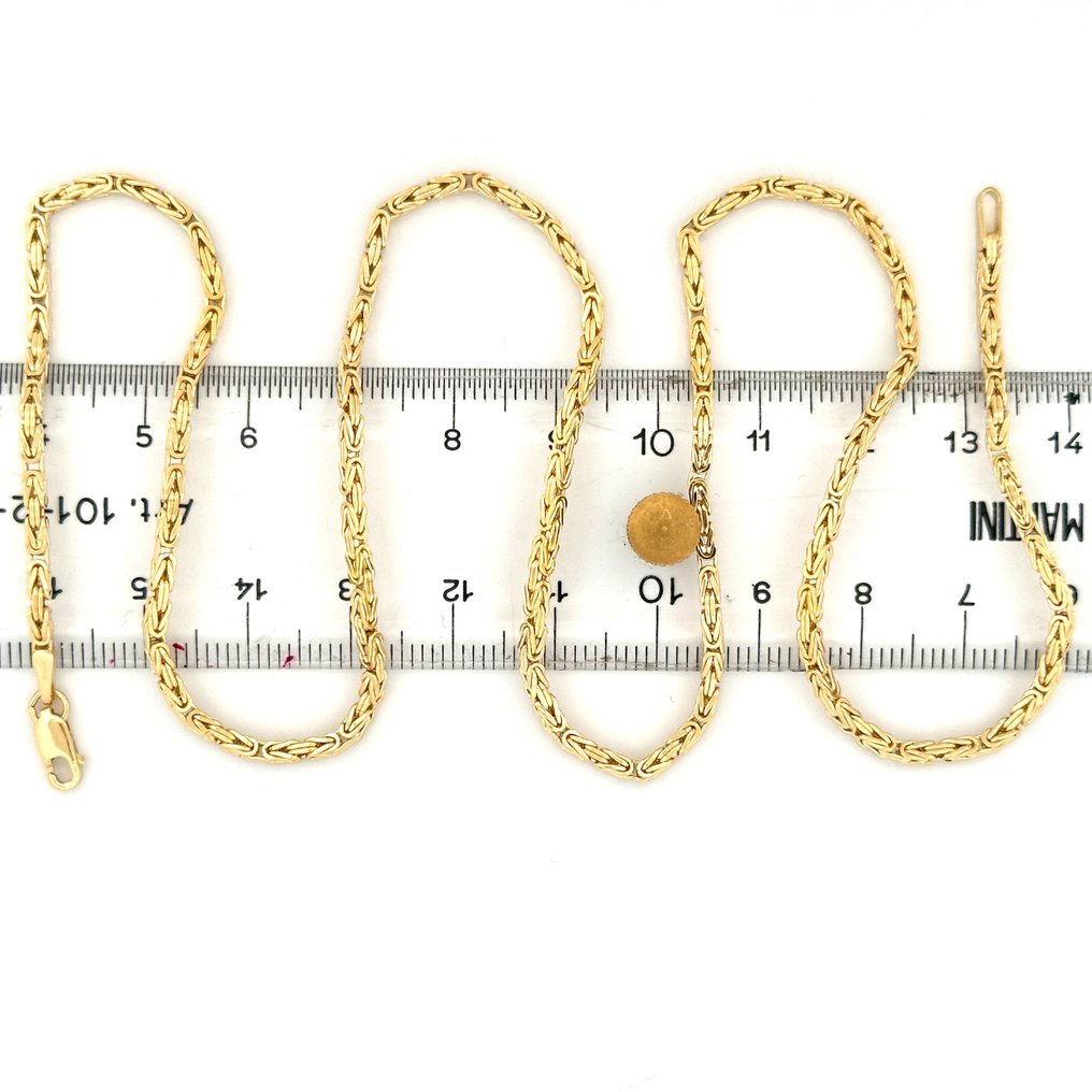 Sans Prix de Réserve - Handmade - Collier - Bizantina - 7.7 g - 18 carats Or jaune #3.2
