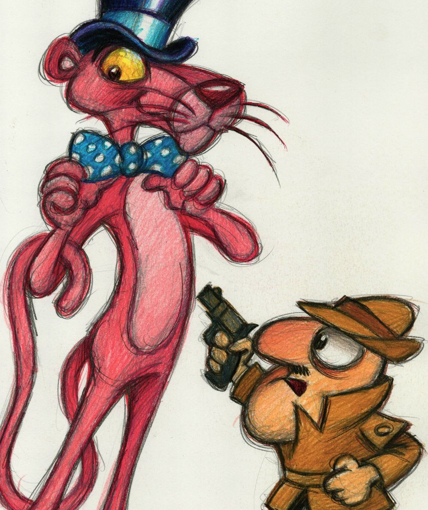 Joan Vizcarra - The Pink Panther And Inspector Clouseau - Dressed To ...