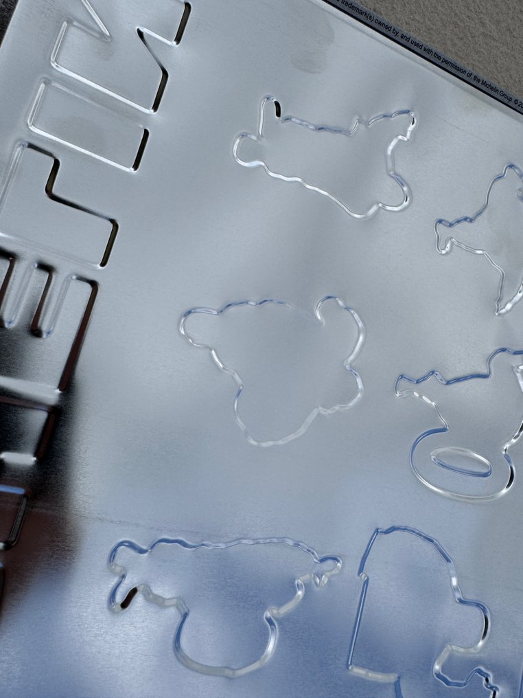 Michelin - 廣告牌 - 米其林人 - Bibendum 演变 - 钢制标志 - 广告 - 车库 - 汽车用品 - 鋼 #4.3